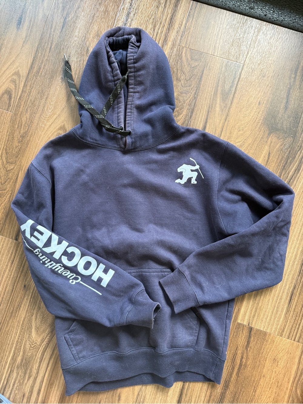 EVERYTHING HOCKEY -  Navy Blue Hockey Graphic Hoodie